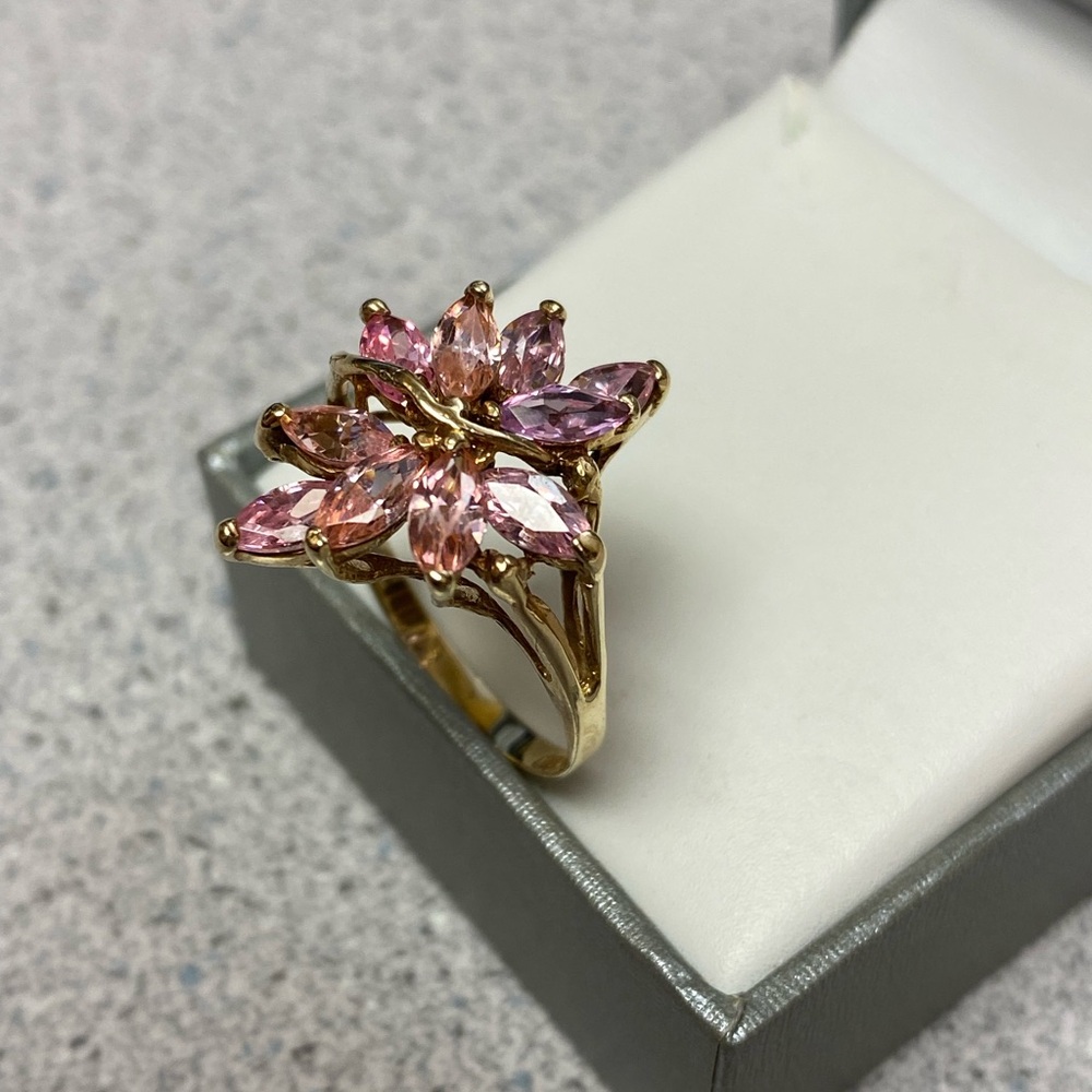 Vintage Pink Tourmaline ring size 7